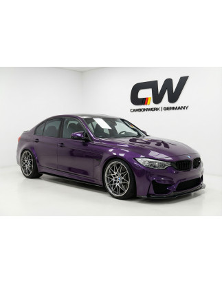 Splitter anteriore per BMW Serie 3 F30 M3 V2 (Cod. CW-CWFS2-BW-F30-VRS-V1-B1)