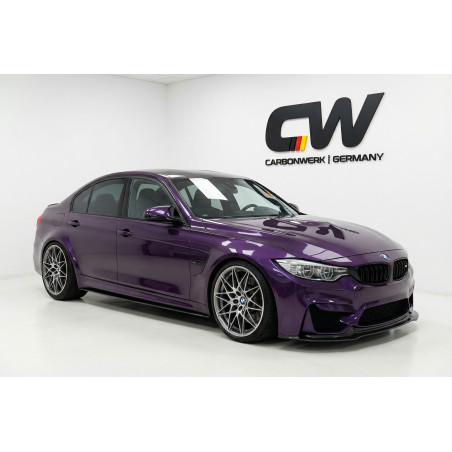 Splitter anteriore per BMW Serie 3 F30 M3 V2 (Cod. CW-CWFS2-BW-F30-VRS-V1-B1)