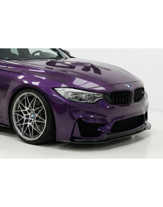 Splitter anteriore per BMW Serie 3 F30 M3 V2 (Cod. CW-CWFS2-BW-F30-VRS-V1-B1)