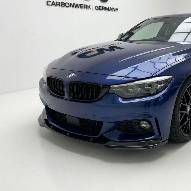 Splitter anteriore per BMW Serie 4 F32 V2 (Cod. CW-CWFS2-BW-F32-VRS-V2-A1)