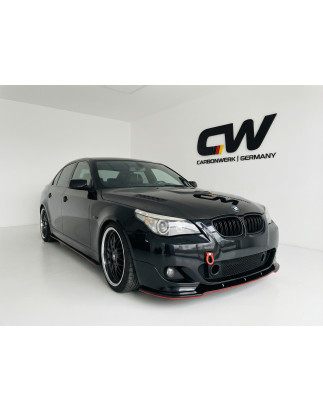 Splitter anteriore per BMW Serie 5 E60 M Tech V1 (Cod. CW-CWFS2-BW-E60-MPC-V1-B1)