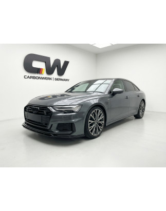 Splitter anteriore per Audi A6/S6 C8 S Line S6/S Line (Cod. CW-CWFS2-AU-A6-C8S6-V3-A1)
