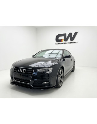 Splitter anteriore per Audi A5 2011 - 2016 SLINE FL V1 (Cod. CW-CWFS2-AU-A5SL-B8FL-V1-A1)