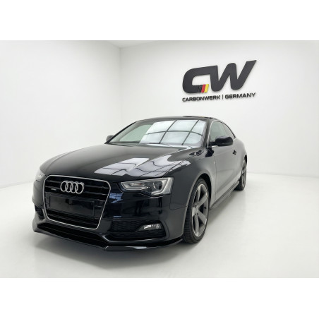 Splitter anteriore per Audi A5 2011 - 2016 SLINE FL V1 (Cod. CW-CWFS2-AU-A5SL-B8FL-V1-A1)