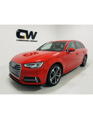 Splitter anteriore per Audi A4/S4 B9 SLINE (Cod. CW-CWFS2-AU-A4-B9S4-V2-A1)
