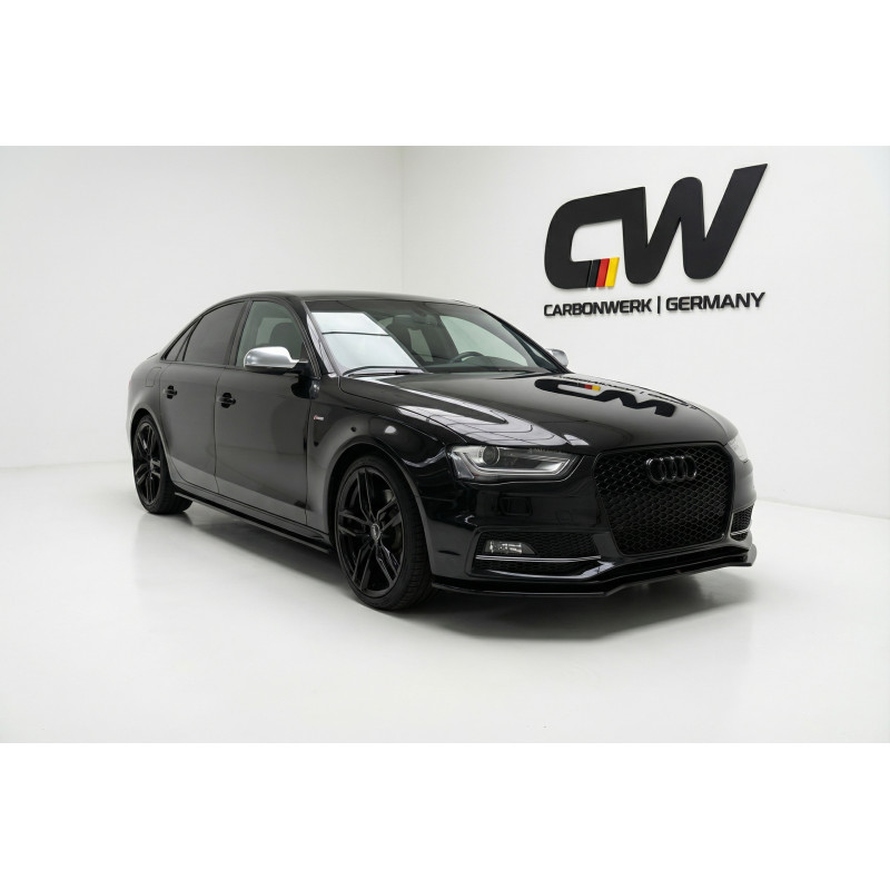 Splitter anteriore per Audi A4/S4 B8 FL SLINE FL V1 (Cod. CW-CWFS2-AU-A4S4-B8FL-V1-A1)