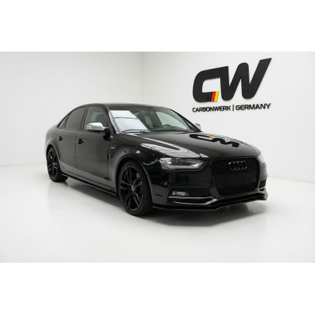 Splitter anteriore per Audi A4/S4 B8 FL SLINE FL V1 (Cod. CW-CWFS2-AU-A4S4-B8FL-V1-A1)
