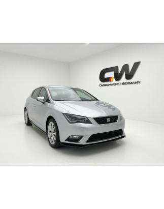 Splitter anteriore per Seat Leon MK3 V2 (Cod. CW-CWFS2-SE-LN3-CFR-V2-B1)