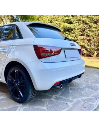 Diffusore paraurti posteriore 1 tubo 2010-2014 Audi A1 8X 2010-2018 (Cod. TF-BFT00016)