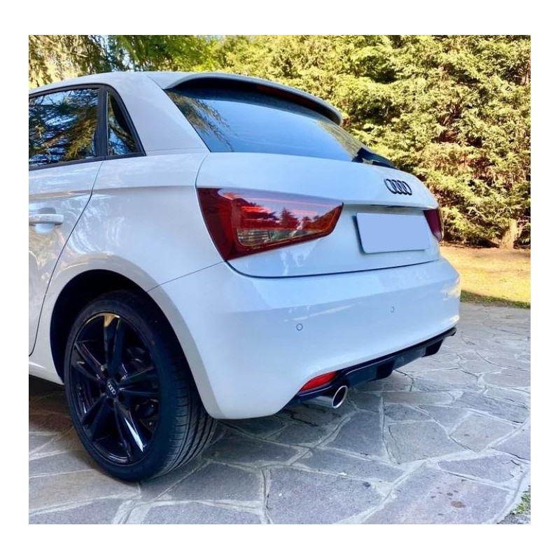 Diffusore paraurti posteriore 1 tubo 2010-2014 Audi A1 8X 2010-2018 (Cod. TF-BFT00016)