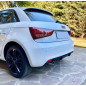 Diffusore paraurti posteriore 1 tubo 2010-2014 Audi A1 8X 2010-2018 (Cod. TF-BFT00016)