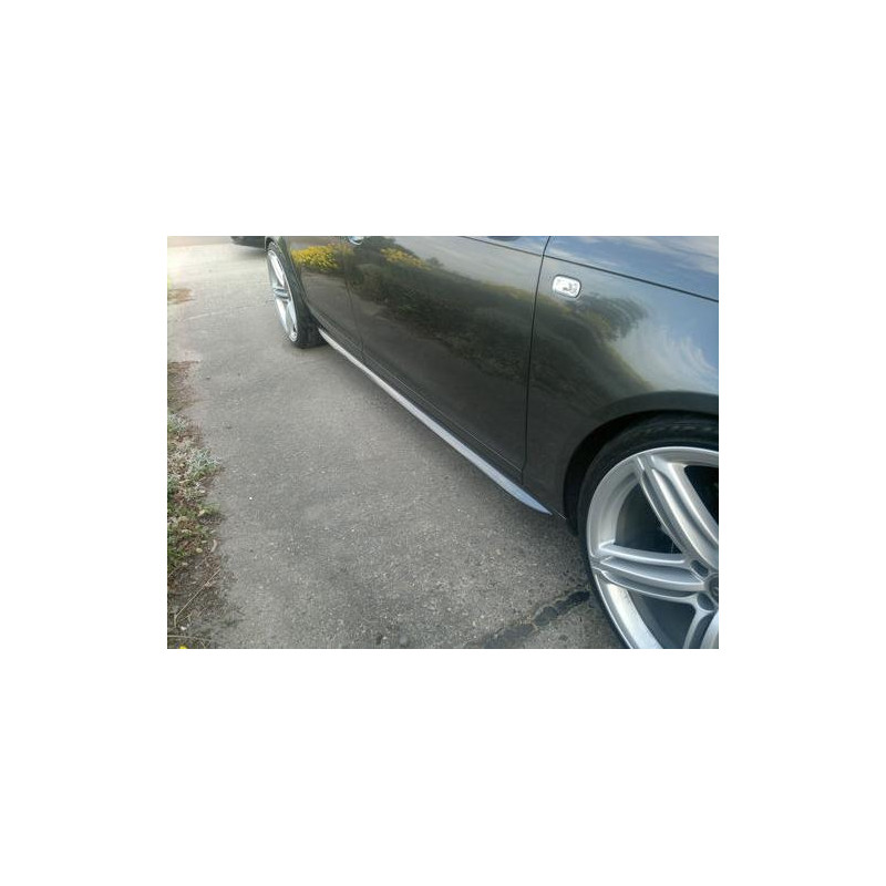 Listelli sottoporta in look S-line Audi A6 C6 2004-2008 (Cod. TF-BFT00026)