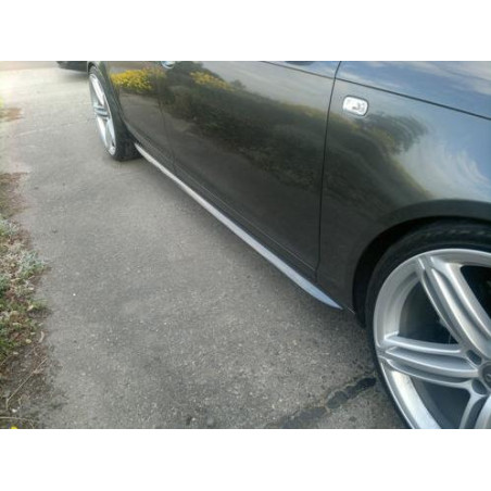 Listelli sottoporta in look S-line Audi A6 C6 2004-2008 (Cod. TF-BFT00026)