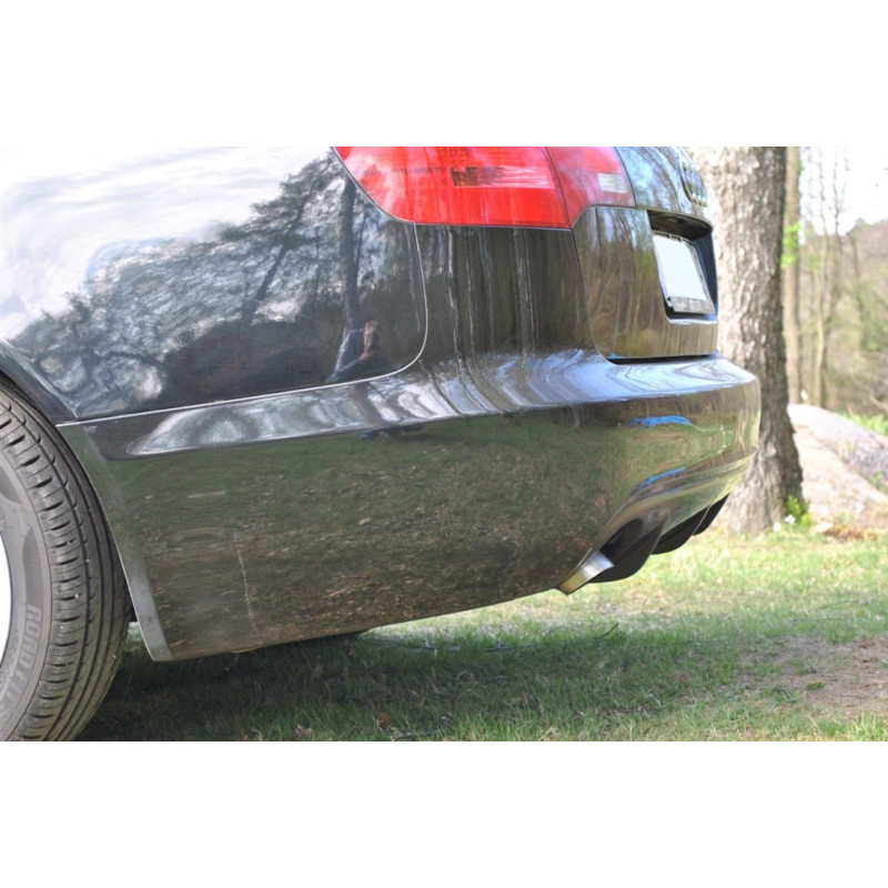 Diffusore paraurti posteriore station wagon 2005-2008 ver II stile RS4 Audi A6 C6 2004-2008 (Cod. TF