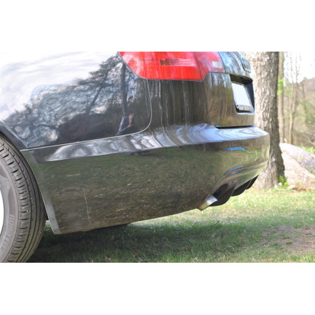 Diffusore paraurti posteriore station wagon 2005-2008 ver II stile RS4 Audi A6 C6 2004-2008 (Cod. TF