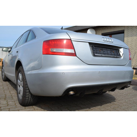 Diffusore paraurti posteriore berlina 2004-2008 stile RS4 Audi A6 C6 2004-2008 (Cod. TF-BFT00031)