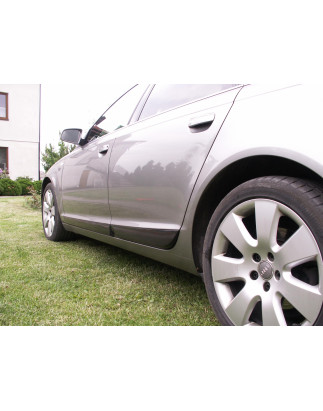 Listelli sottoporta in look S-line Audi A6 C6 2008-2011 (Cod. TF-BFT00040)