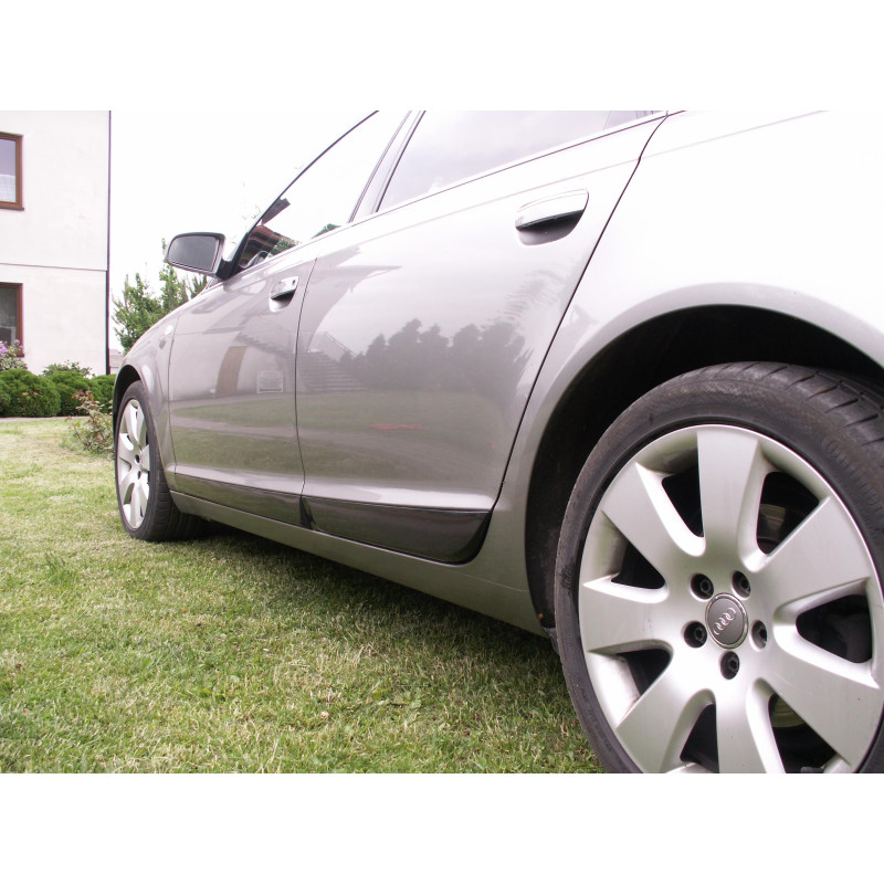 Listelli sottoporta in look S-line Audi A6 C6 2008-2011 (Cod. TF-BFT00040)