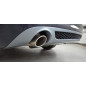 Diffusore paraurti posteriore S-line aspetto paraurti semplice Audi A6 berlina / avant C6 2008-2011 