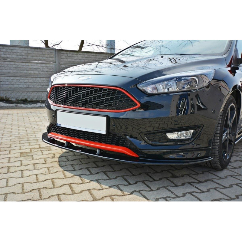 SPLITTER ANTERIORE V.1 Ford Focus ST-Line Mk3 Facelift (Cod. M-FO-FO-3F-STLINE-FD1G)