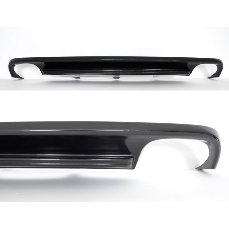 Diffusore paraurti posteriore 4 tubi S6 look berlina Audi A6 C7 2011-2014 (Cod. TF-BFT00052)