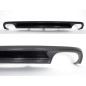 Diffusore paraurti posteriore 4 tubi S6 look berlina Audi A6 C7 2011-2014 (Cod. TF-BFT00052)