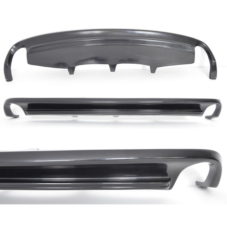 Diffusore paraurti posteriore 2 tubi S6 look Avant Audi A6 C7 2011-2014 (Cod. TF-BFT00053)