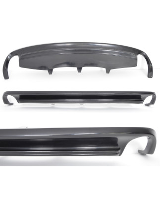 Diffusore paraurti posteriore 2 tubi S6 look berlina Audi A6 C7 2011-2014 (Cod. TF-BFT00054)