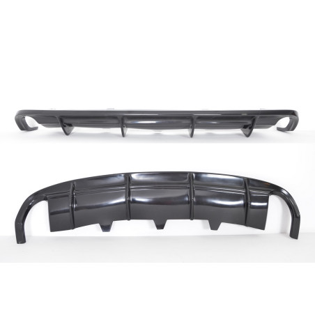 diffusore paraurti posteriore tubo serie RS6 look avant Audi A6 C7 2011-2014 (Cod. TF-BFT00055)