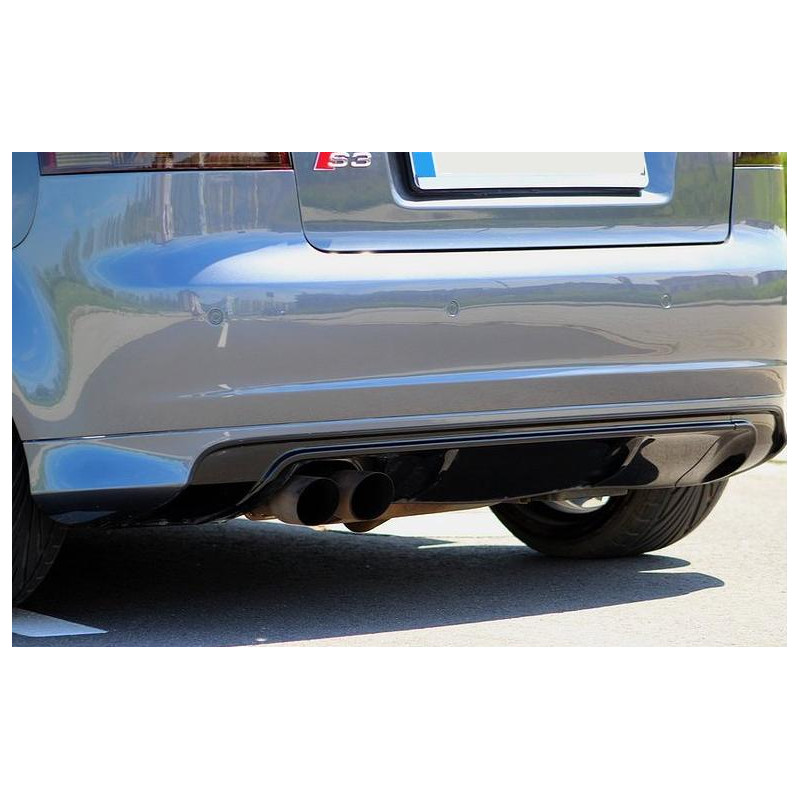 Spoiler paraurti posteriore look S3 2005-2008 Audi A3 8P 3 porte 2003-2008 (Cod. TF-BFT00079)