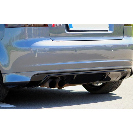 Spoiler paraurti posteriore look S3 2005-2008 Audi A3 8P 3 porte 2003-2008 (Cod. TF-BFT00079)