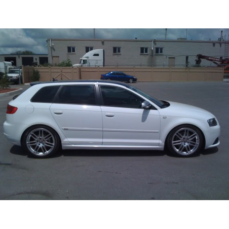 Minigonne sottoporta look votex Audi A3 8PA Sportback 5 porte 2005-2008 (Cod. TF-BFT00084)