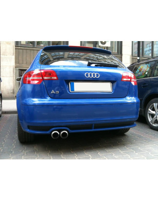 Spoiler paraurti posteriore votex 2005-2008 Audi A3 8PA Sportback 5 porte 2005-2008 (Cod. TF-BFT0008