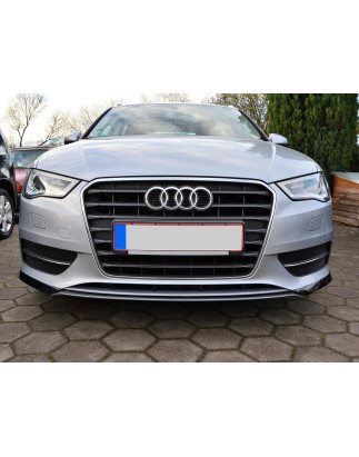 Spoiler paraurti anteriore in 3 parti 2012-2016 Audi A3 8V Sportback 5 porte 2012- (Cod. TF-BFT00108
