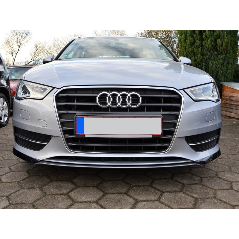 Spoiler paraurti anteriore in 3 parti 2012-2016 Audi A3 8V Sportback 5 porte 2012- (Cod. TF-BFT00108