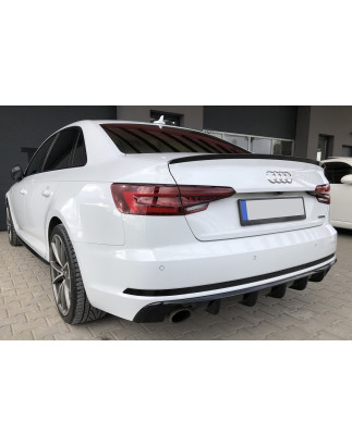 Diffusore paraurti posteriore 1 tubo Sinistro + 1 tubo Destro Audi A4 S line B9 2015-2019 (Cod. TF-B