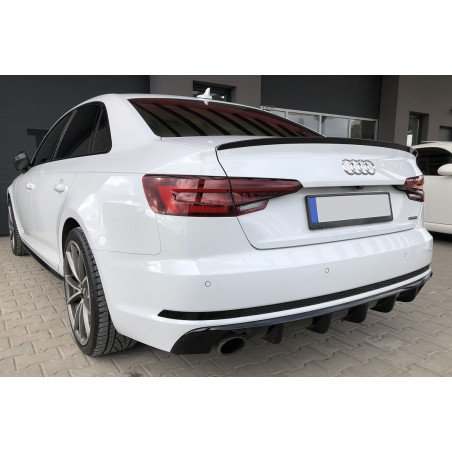 Diffusore paraurti posteriore 1 tubo Sinistro + 1 tubo Destro Audi A4 S line B9 2015-2019 (Cod. TF-B