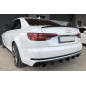 Diffusore paraurti posteriore 1 tubo Sinistro + 1 tubo Destro Audi A4 S line B9 2015-2019 (Cod. TF-B