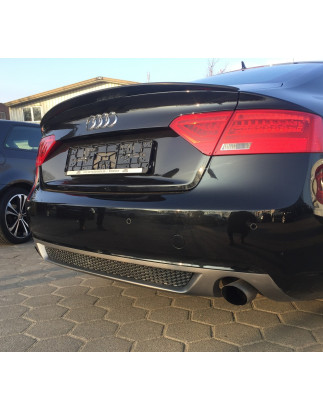 Diffusore paraurti posteriore S-line look uscita sinistra +destra Audi A5 LIFT Sportback 2011-2016 (