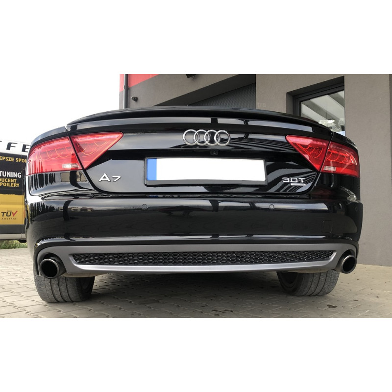 aspetto sline del diffusore del paraurti posteriore Audi A7 2010-2014 (Cod. TF-BFT00207)