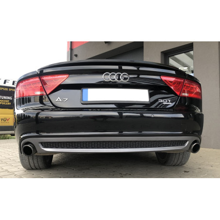 aspetto sline del diffusore del paraurti posteriore Audi A7 2010-2014 (Cod. TF-BFT00207)