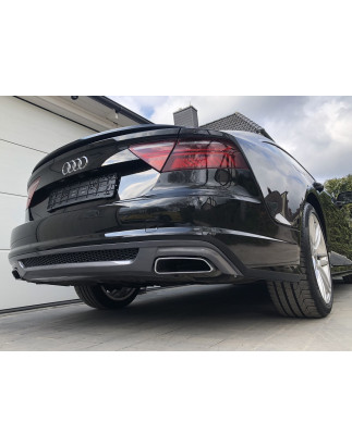 aspetto sline del diffusore del paraurti posteriore Audi A7 2014-2017 (Cod. TF-BFT00211)