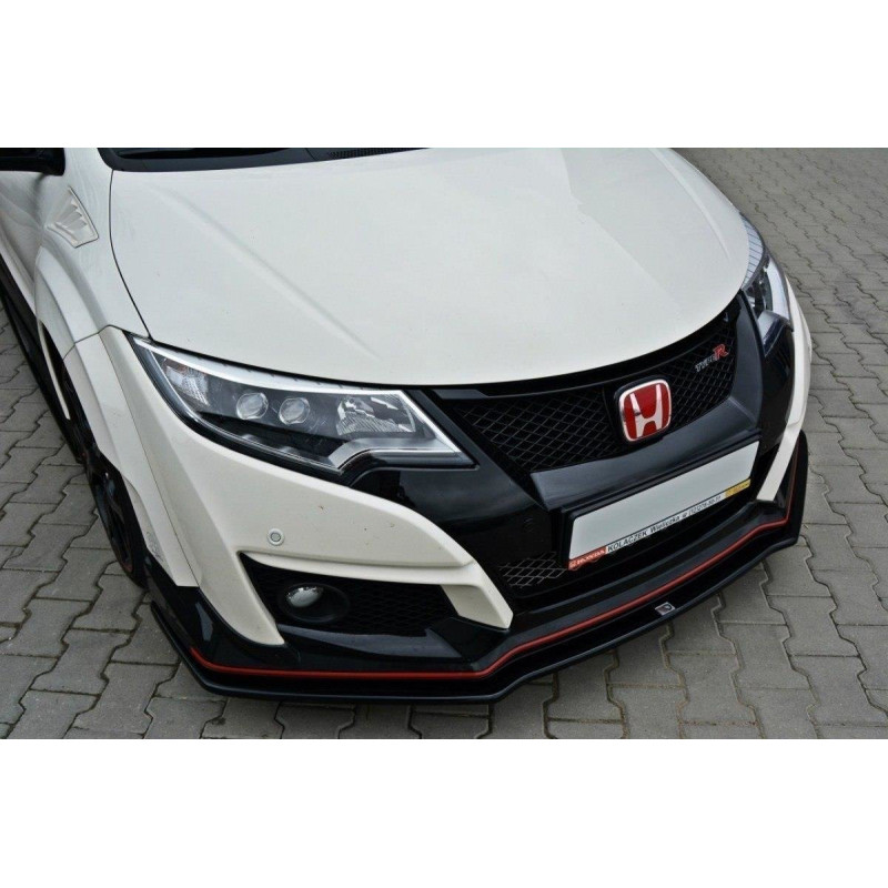 SPLITTER ANTERIORE v.1 HONDA CIVIC IX TYPE R (Cod. M-HO-CI-9-TYPE-R-FD1G)