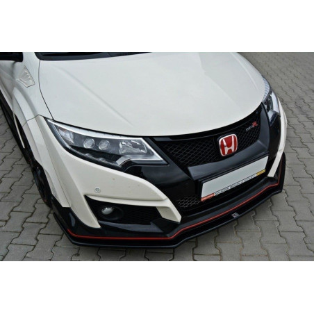 SPLITTER ANTERIORE v.1 HONDA CIVIC IX TYPE R (Cod. M-HO-CI-9-TYPE-R-FD1G)