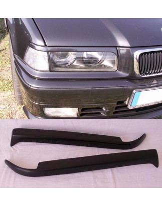 Palpebre fari superiori su alettoneli faretti BMW Serie 3 E36 (Cod. TF-BFT00252)