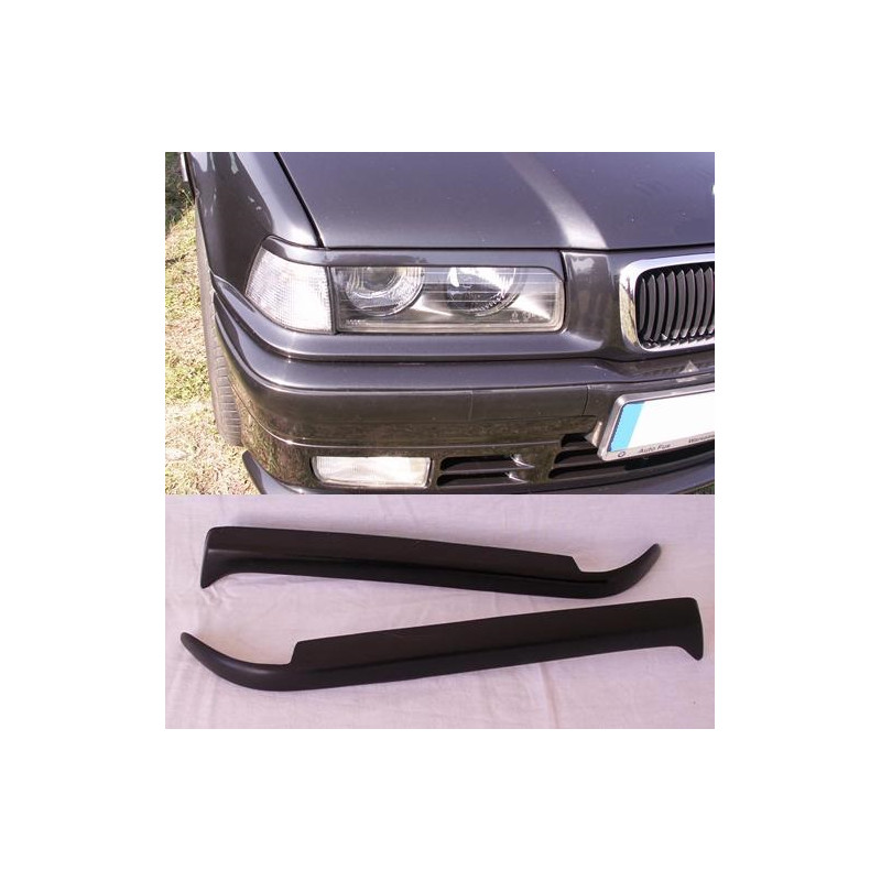 Palpebre fari superiori su alettoneli faretti BMW Serie 3 E36 (Cod. TF-BFT00252)