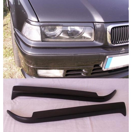 Palpebre fari superiori su alettoneli faretti BMW Serie 3 E36 (Cod. TF-BFT00252)