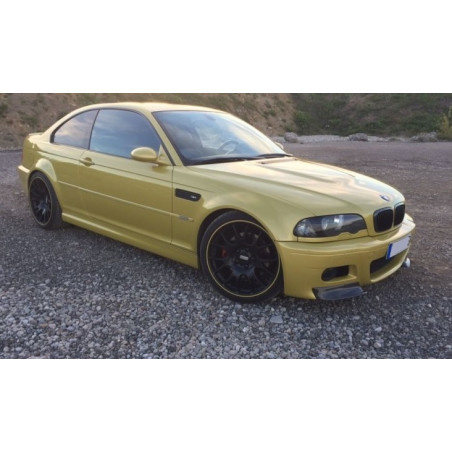 Spoiler paraurti anteriore 2 pezzi Mpackage look CSL BMW Serie 3 E46 (Cod. TF-BFT00265)