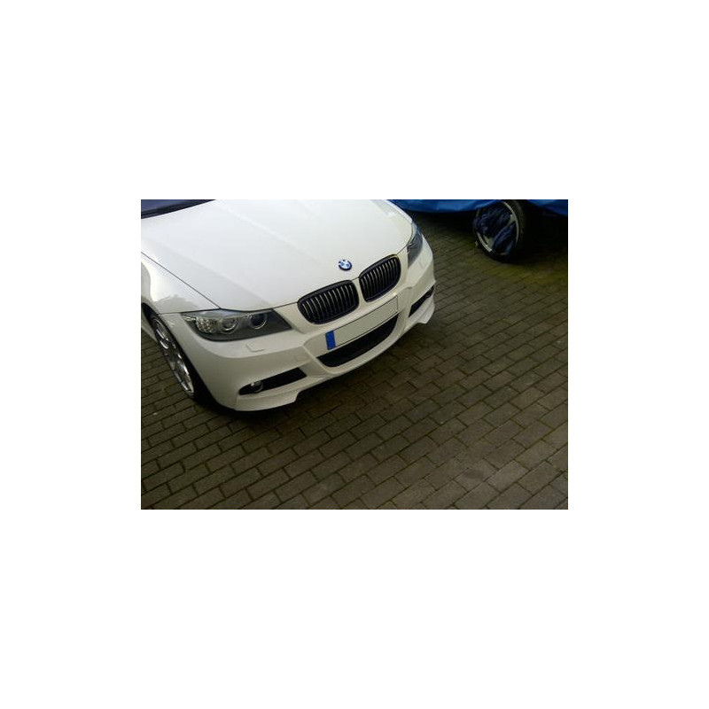 Spoiler a labbro anteriore M Pacchetto in 2 parti 2009-2012 LCI BMW Serie 3 E90 / E91 (Cod. TF-BFT00