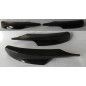 Spoiler a labbro anteriore M Pacchetto in 2 parti 2009-2012 LCI BMW Serie 3 E90 / E91 (Cod. TF-BFT00